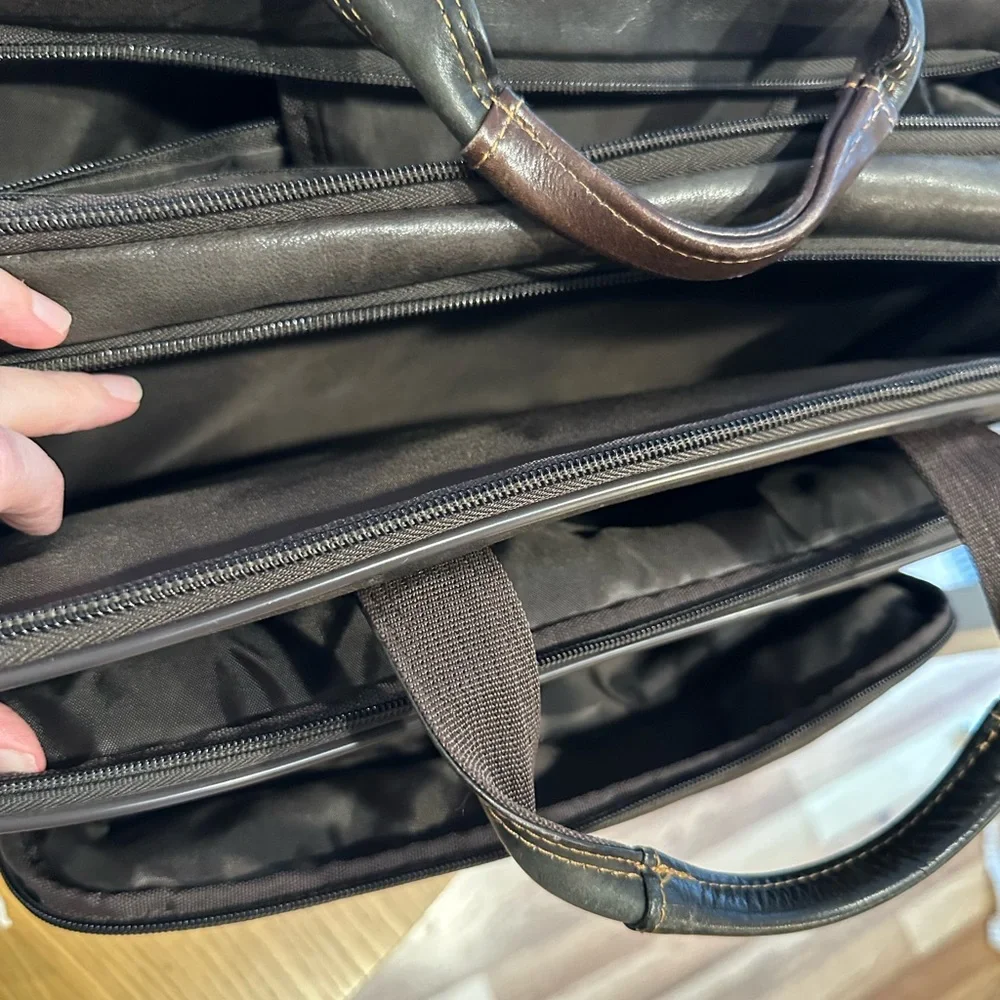 Heritage Leather Briefcase Satchel